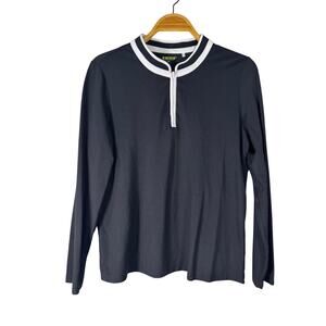 Swing Control Quarter Zip Long Sleeve Golf Top Large